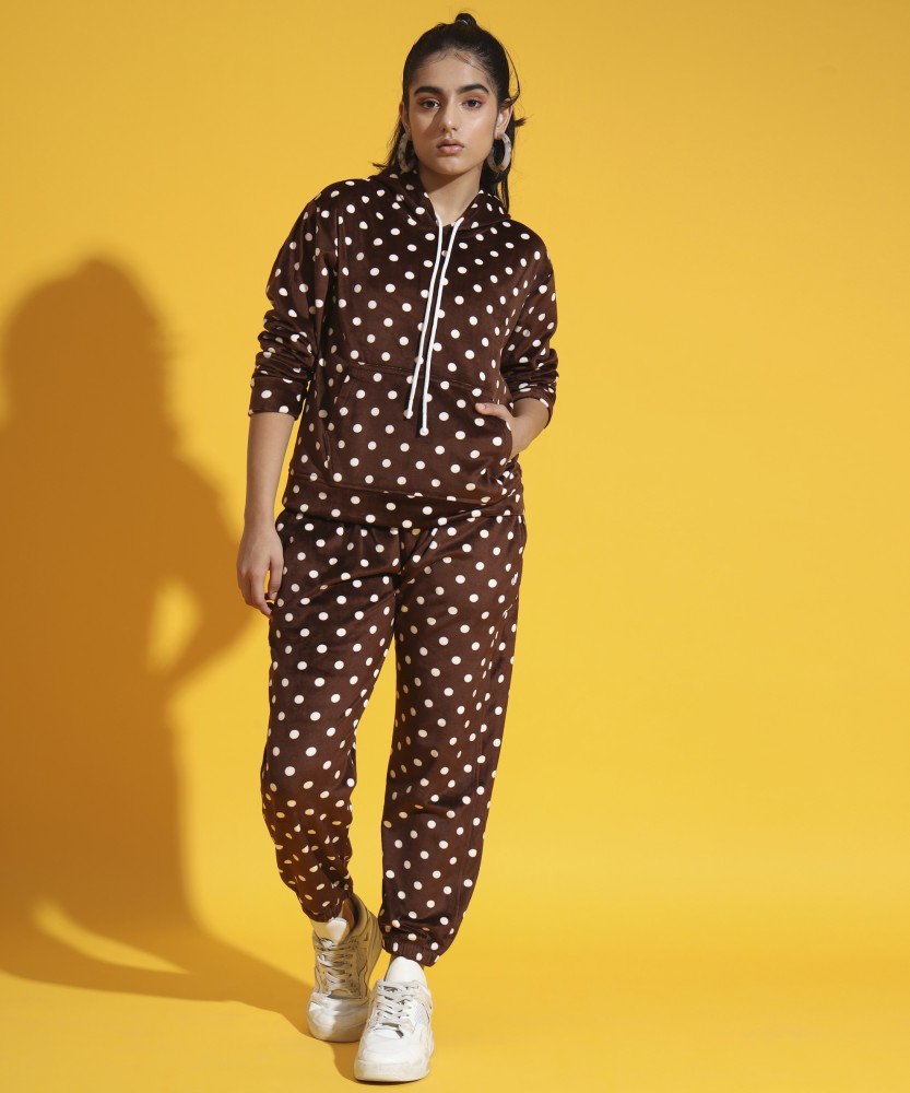 NICK AND JONES Polka Print Girls Track Suit - Buy NICK AND JONES Polka  Print Girls Track Suit Online at Best Prices in India