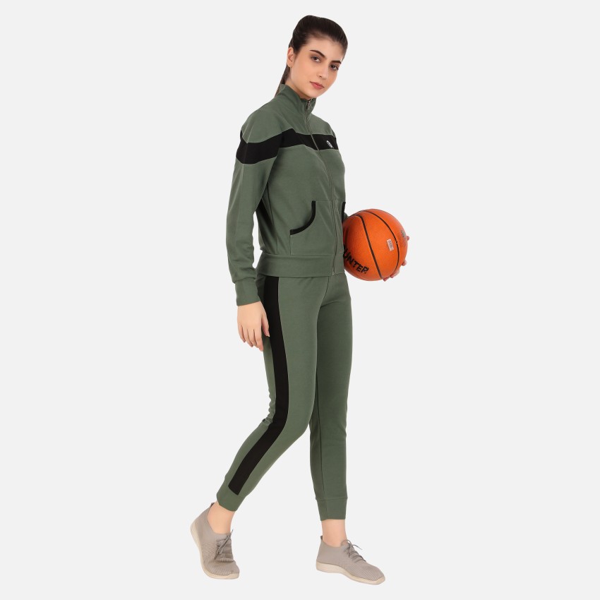 Olive green tracksuit online womens