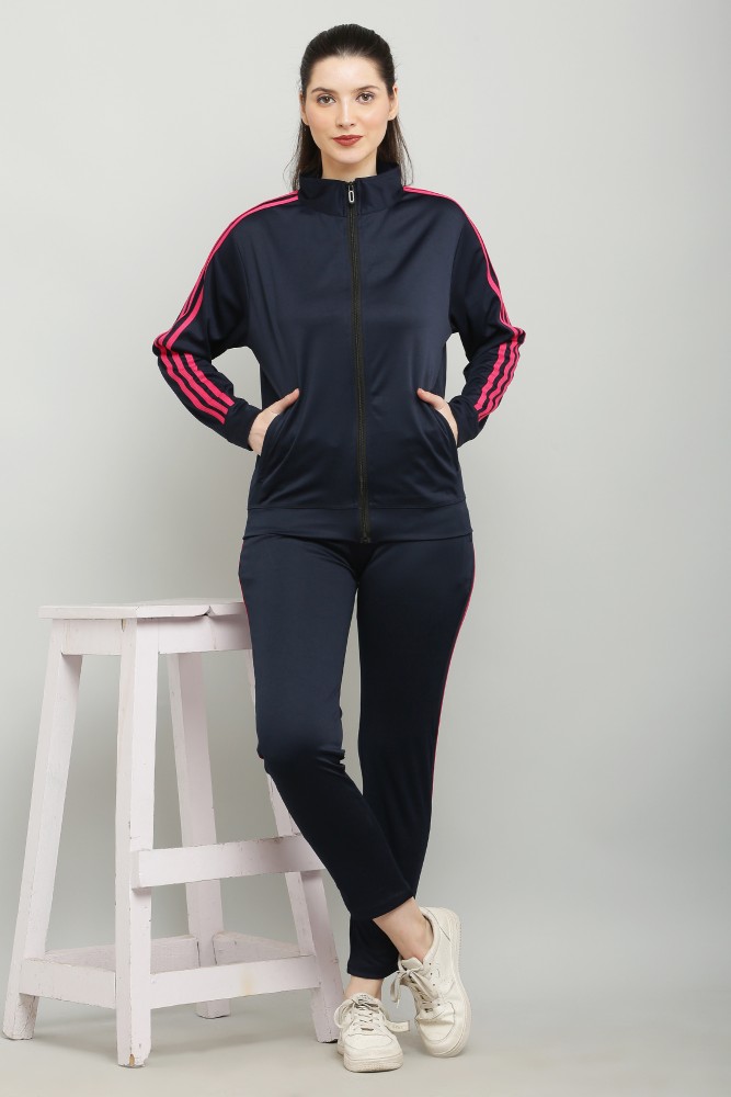 Trending Stylish Striped Women Track Suit - Buy Trending Stylish Striped Women  Track Suit Online at Best Prices in India