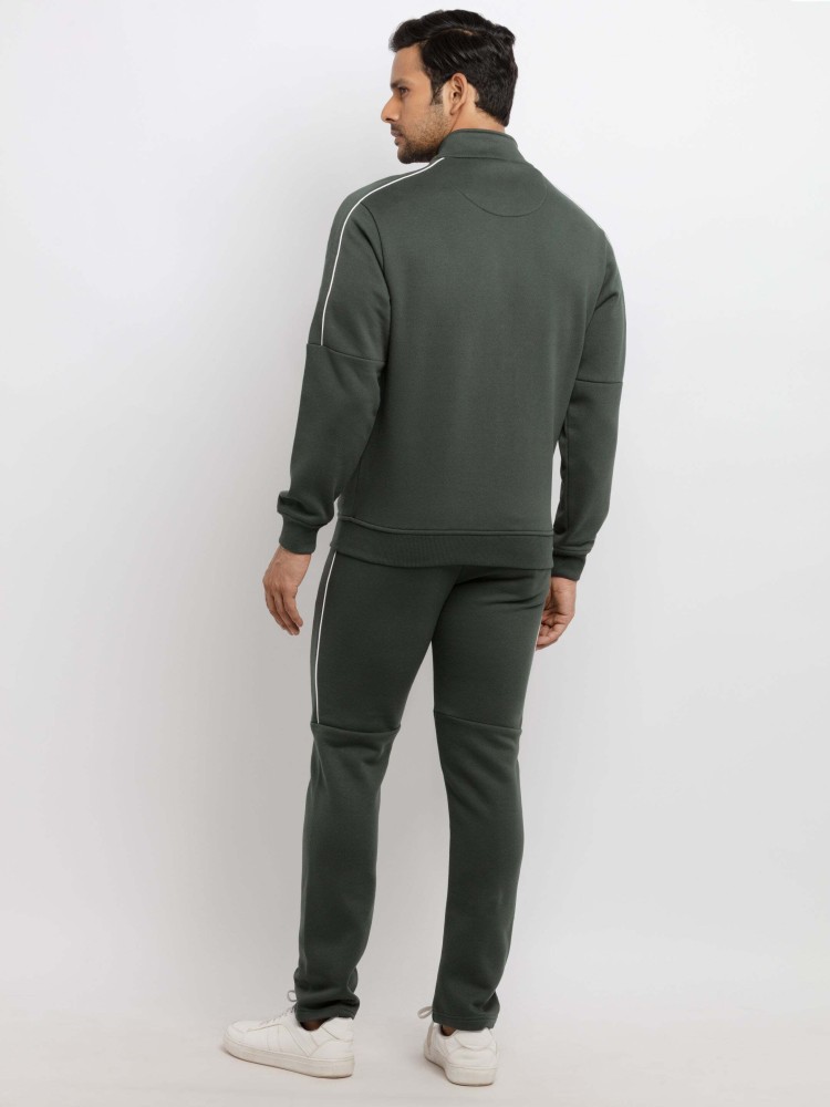 Olive green 2025 adidas sweatsuit