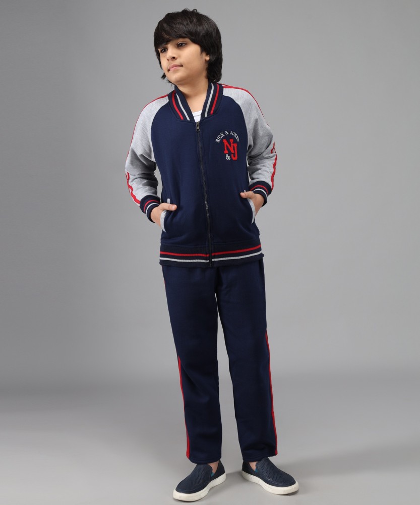 NICK AND JONES Striped Boys Girls Track Suit Buy NICK AND JONES Striped Boys Girls Track Suit Online at Best Prices in India Flipkart