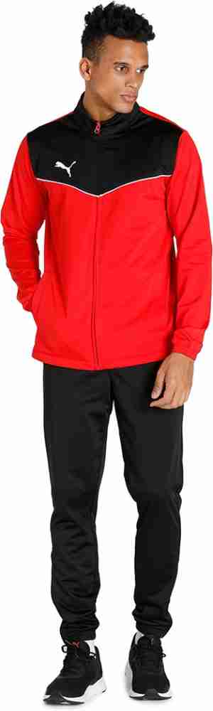 Red and black puma on sale tracksuit