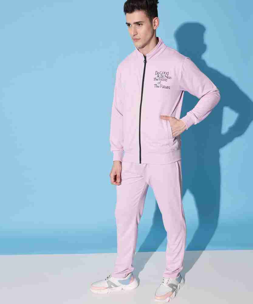 Pink on sale tracksuit mens