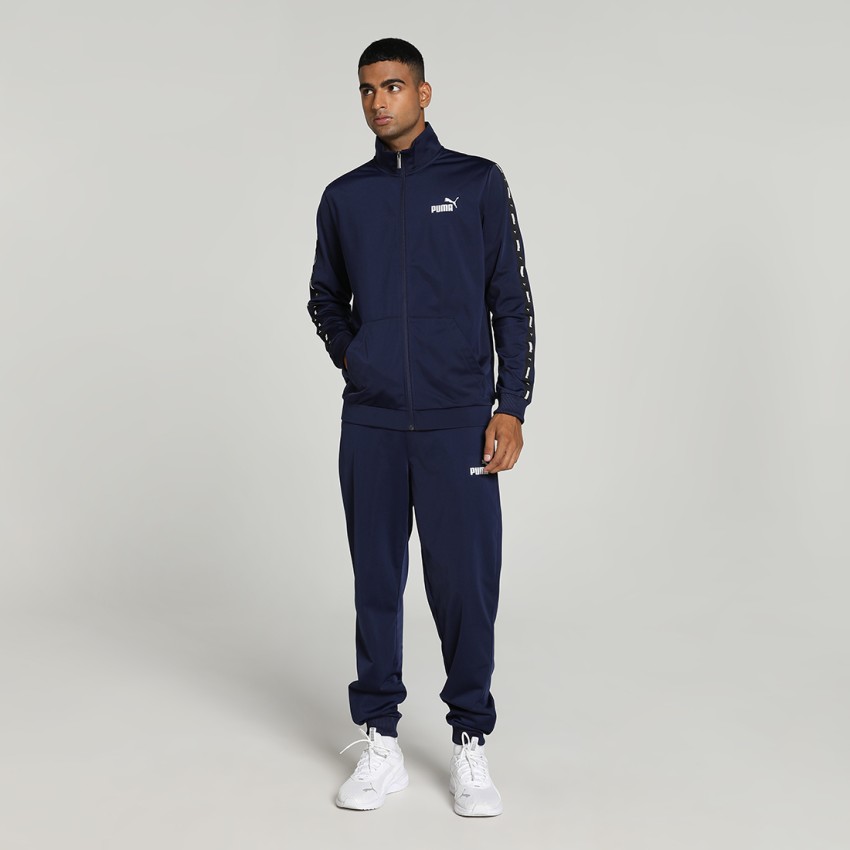 Blue hot sale puma tracksuit