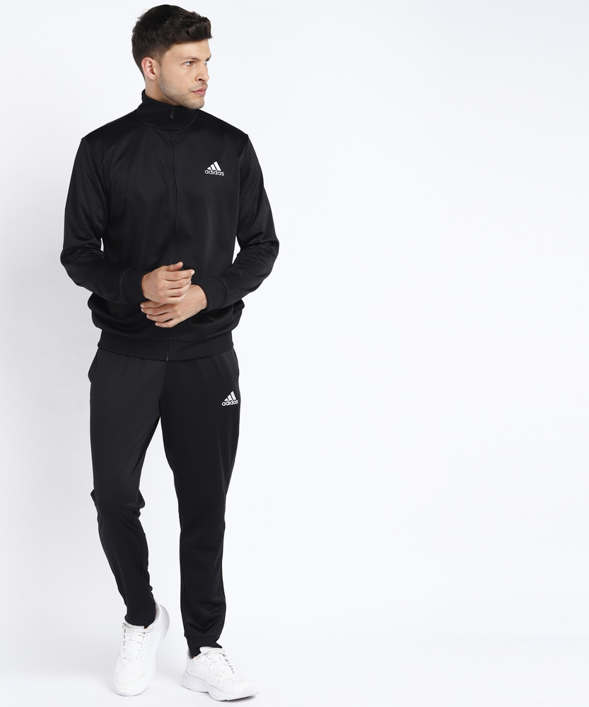 adidas solid men's track top