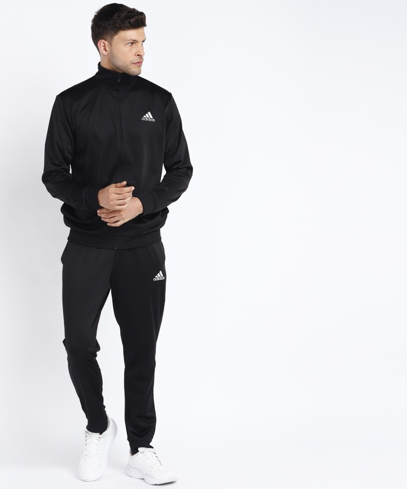 Adidas solid men's track on sale suit