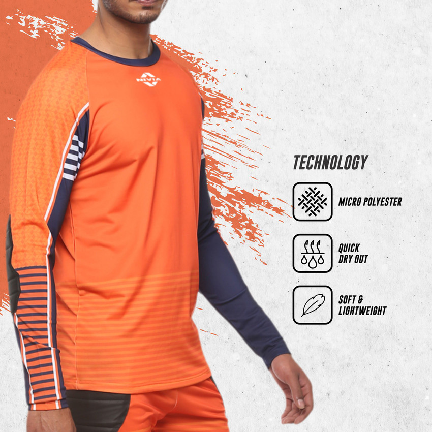 Nivia goalkeeper jersey deals