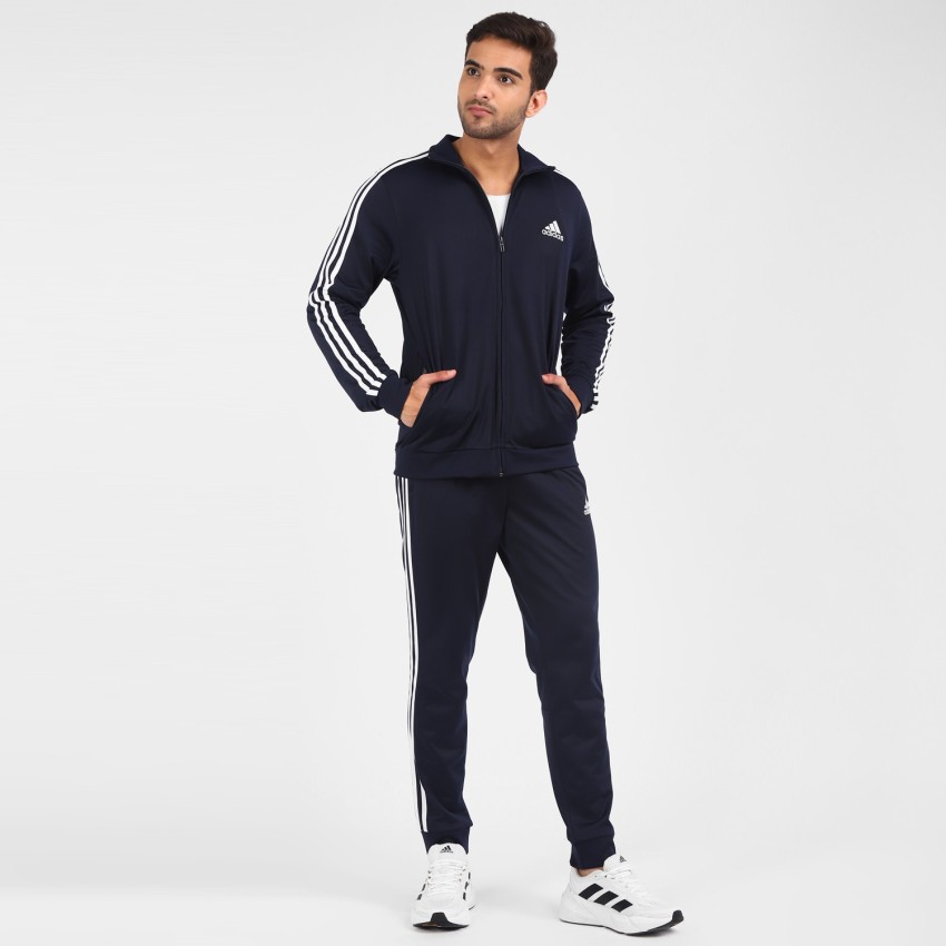 Adidas hot sale pinstripe tracksuit