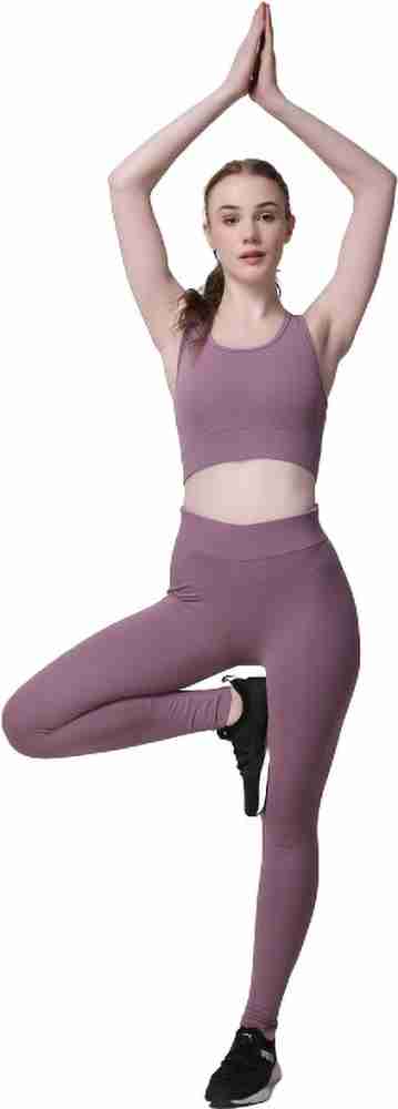 BEASTRIBE - Women's Sports Bra & Track Pant Set For Gym,Yoga
