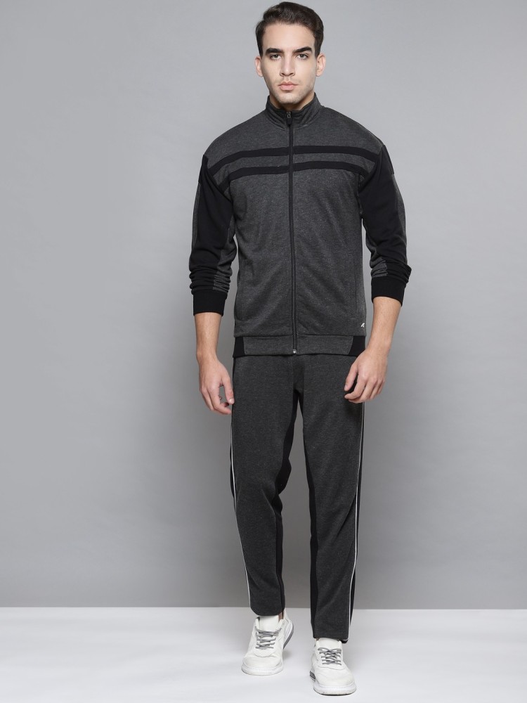 ALCIS Self Design Men Track Suit