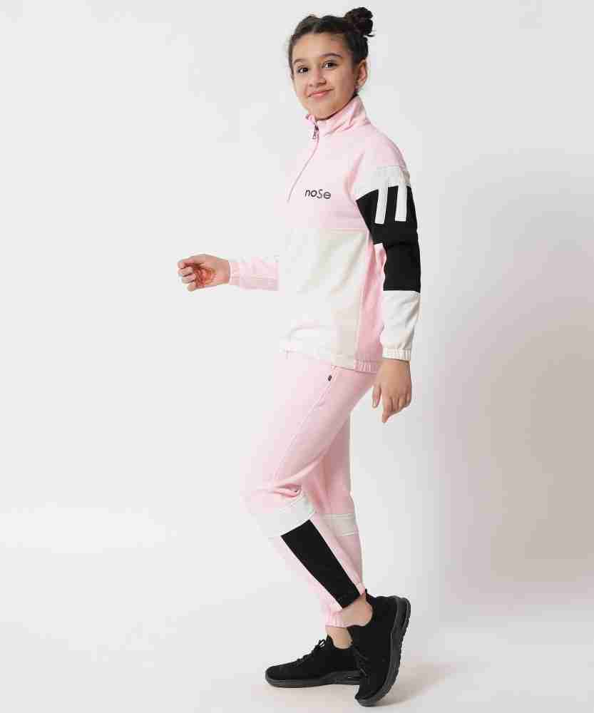 NICK AND JONES Colorblock Girls Track Suit - Buy NICK AND JONES Colorblock  Girls Track Suit Online at Best Prices in India