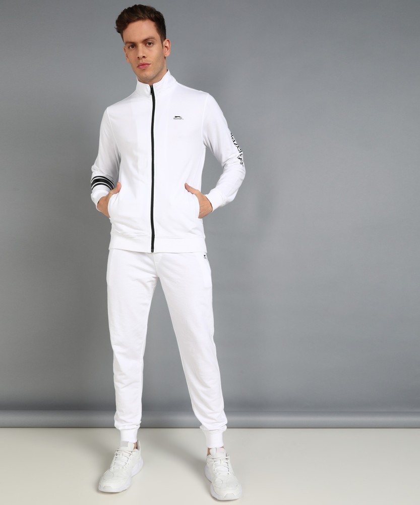 White jogging suit mens new arrivals