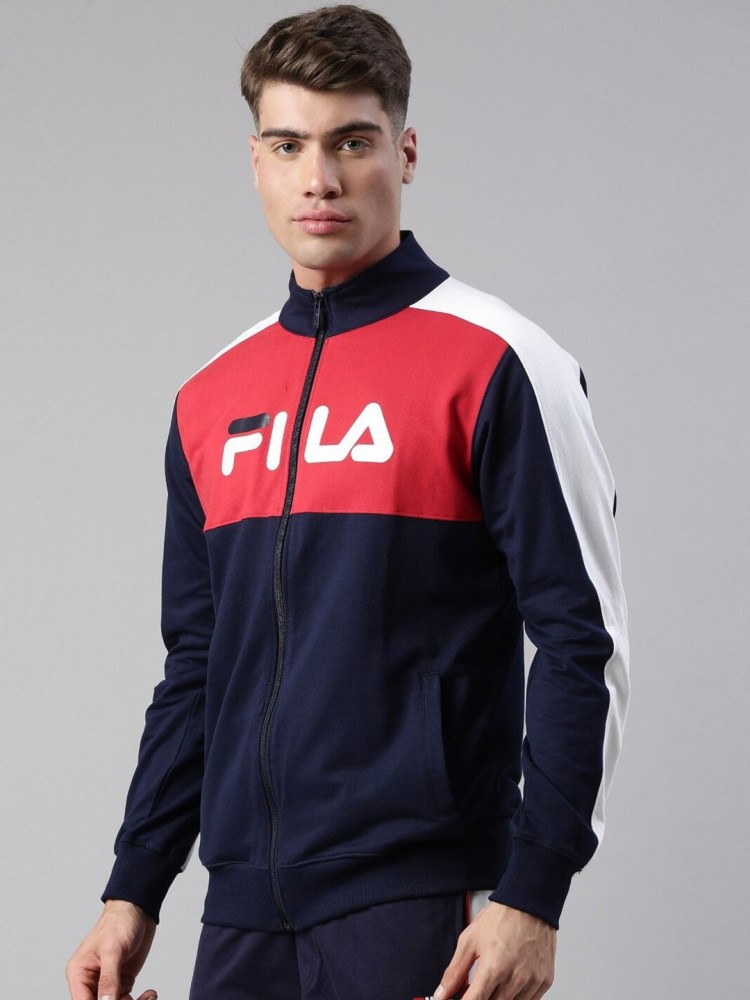 FILA Full Sleeve Colorblock Men Jacket Buy FILA Full Sleeve