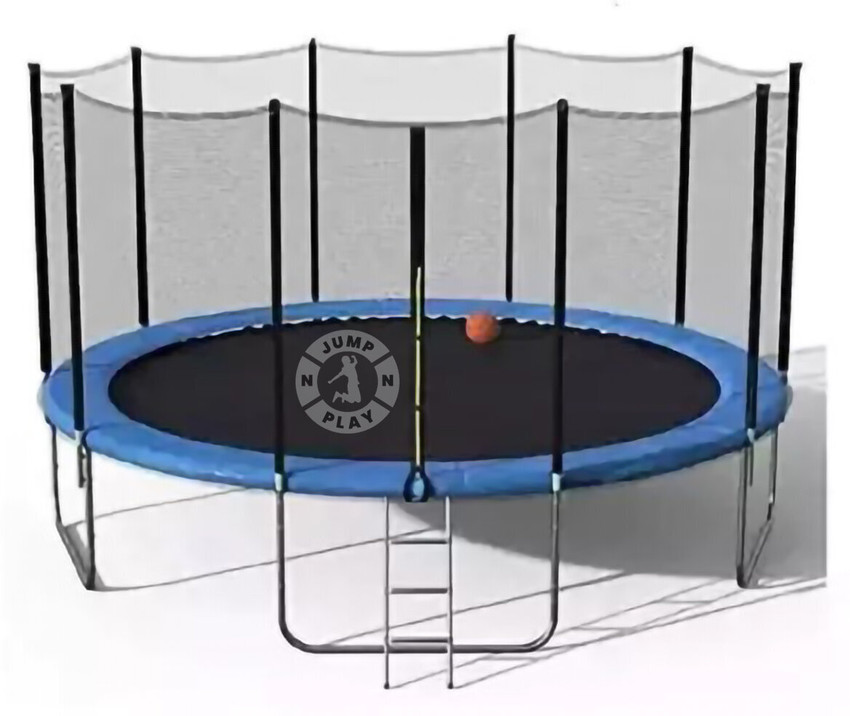 JUMP N PLAY 16 Feet Premium Fitness Trampoline with Enclosure net
