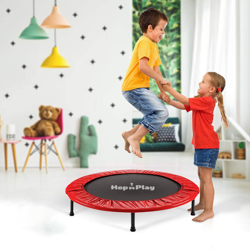 HOP N PLAY 36 Inch Compact Mini Indoor Outdoor Jumping for Kids Quiet and Safe Bounce Trampoline Price in India Buy HOP N PLAY 36 Inch Compact Mini Indoor