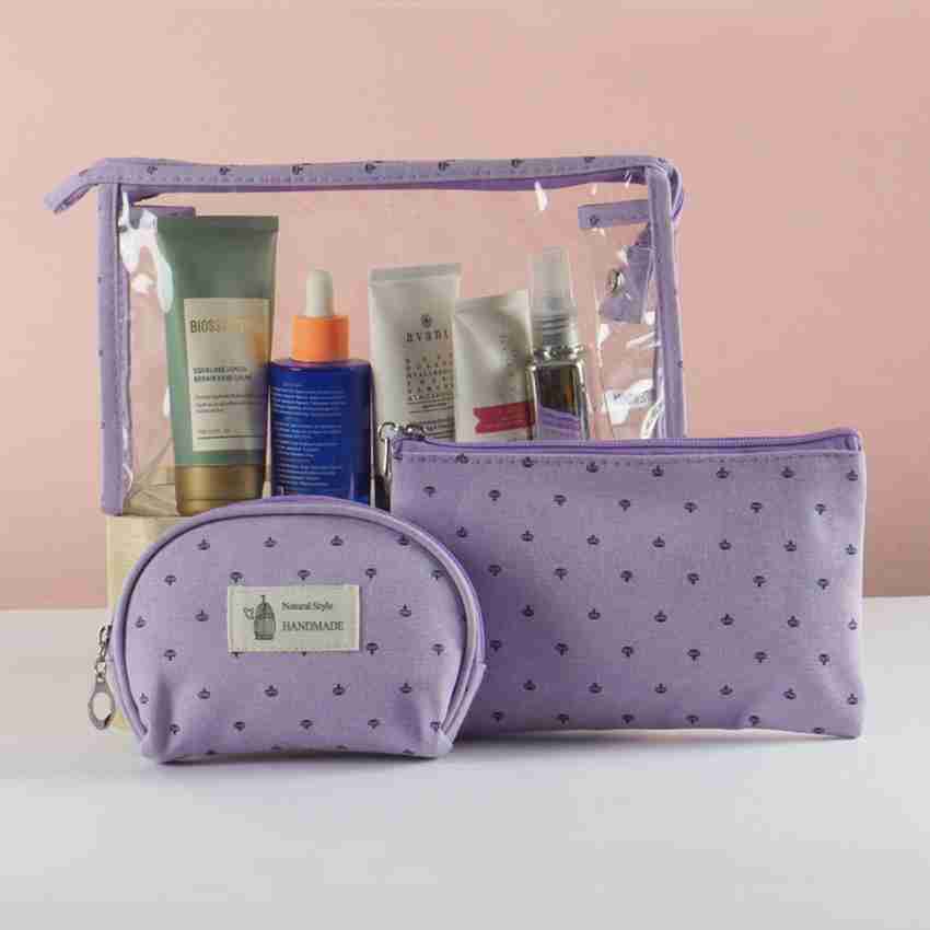 Lavender new arrivals makeup bag