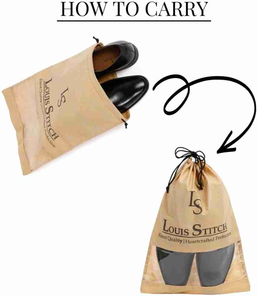 LOUIS STITCH Non-Woven Shoe Bag Travel Accessories Shoes Storage String Bags  Organizer Combo Beige - Price in India