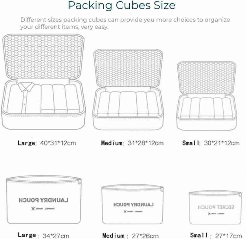 Armar Travel Organizer 6set Clothes Storage Bags Packing Cube