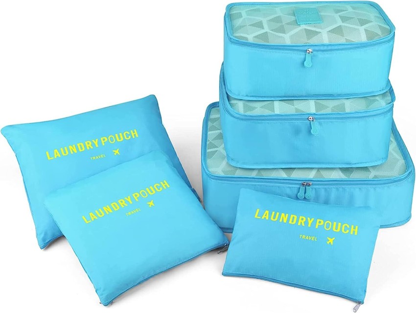 6pcs/1set Travel Storage Bag Storage Clothes Bag Luggage Case Bag