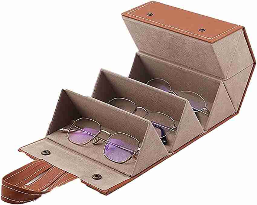 Compact top eyeglass case