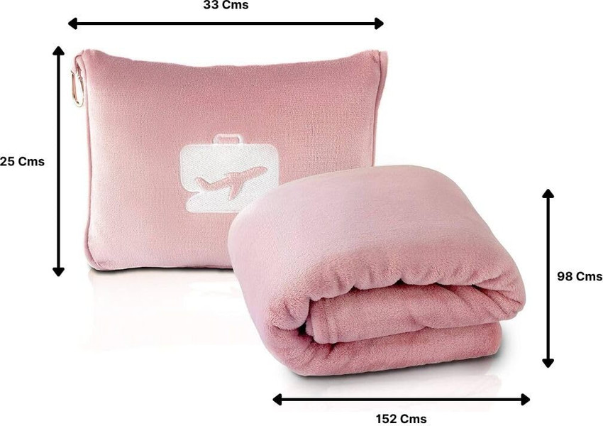 Cashmere travel blanket and pillow set online