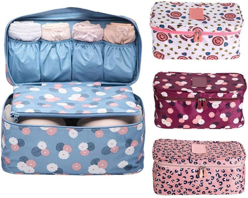 KEETLY Travel Underwear Panties Bra Pouch Organizer Bag Pouch Waterproof Garment Bag Travel Toiletry Kit Multicolor Price in India Flipkart