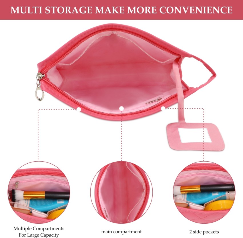 NFI Cosmetic Pouch Light Pink - Price in India