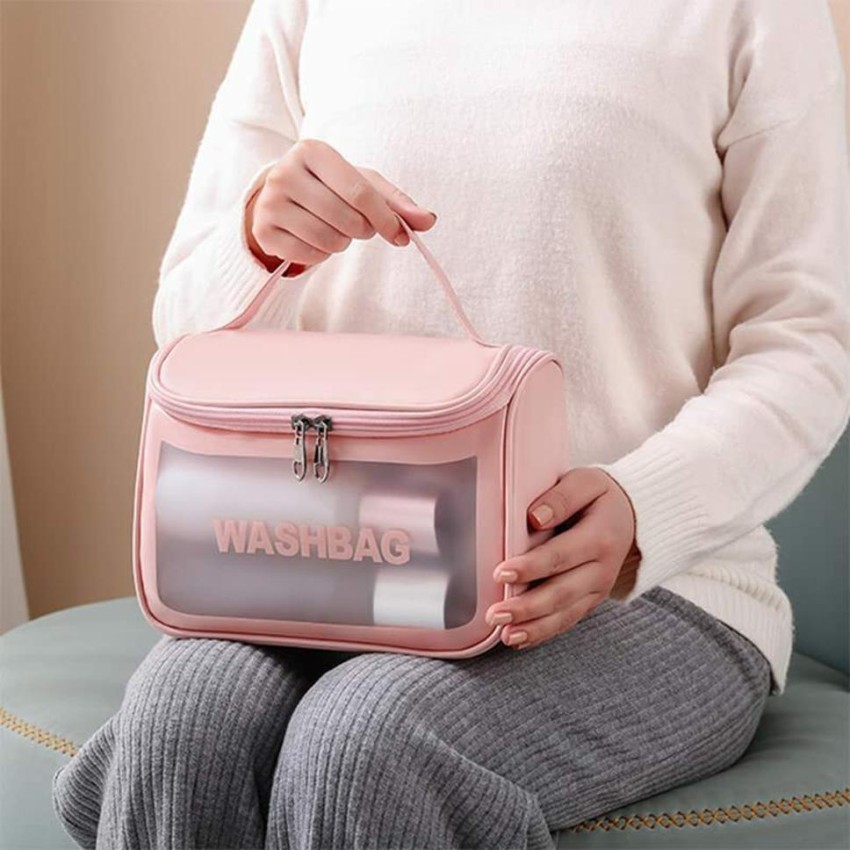 Toiletry bag for Women Makeup pouch Waterproof Shower Wash Bag