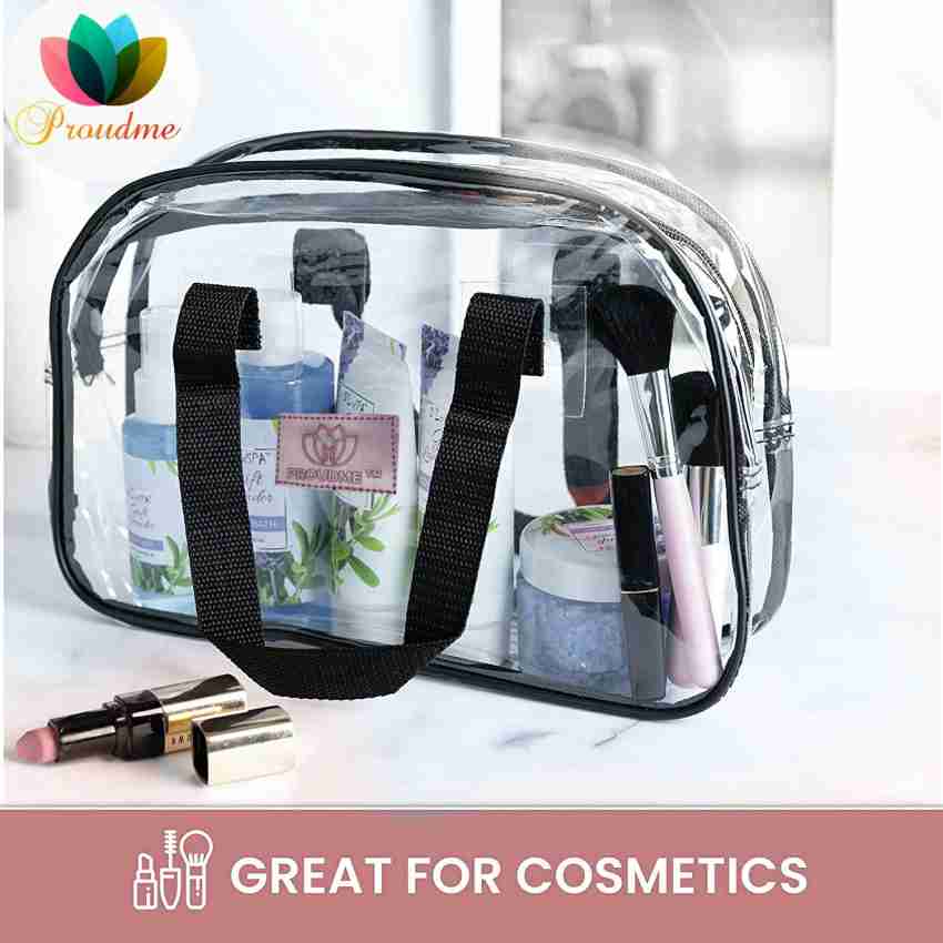 Large Women Cosmetic Bag Set Plaid Toiletries Makeup Bag Female