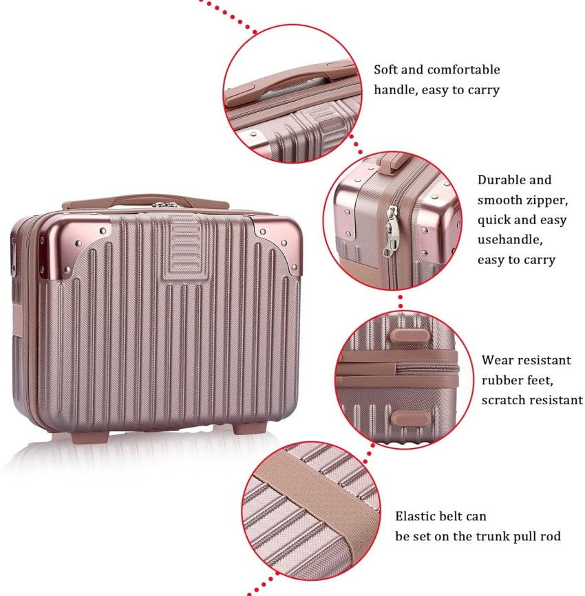 Hard case best sale makeup travel bag