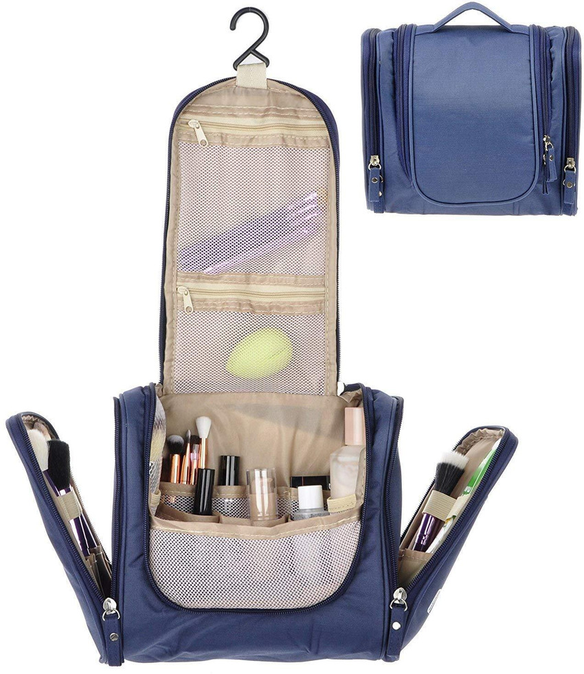 vitzie oiletry Bag Extra Large Capacity Travel Organizer Bags for Men and Women bag Travel Toiletry Kit NEVY BLUE Price in India Flipkart