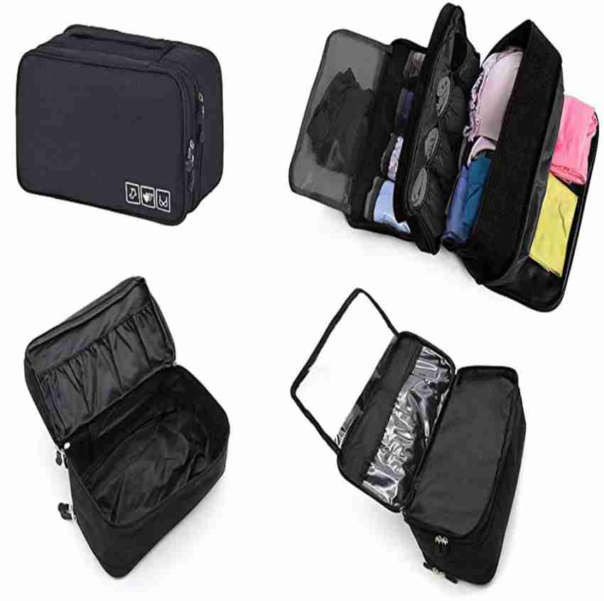 3 Layer Lingerie Organizer Bag, Travel Pouch for Storage bag of