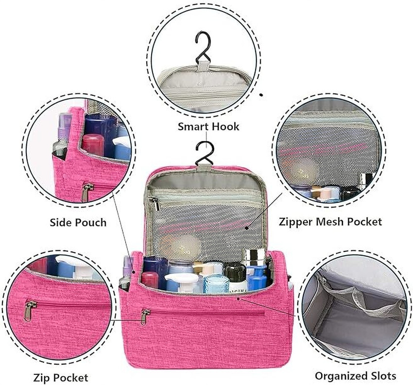 AASAISH Travel Toiletry Bag Organizer Hanging Dopp Kit for Men