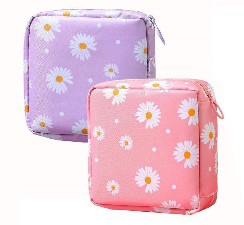 Waterproof Tampon Storage Bag, Sanitary Pad Pouch Organizer