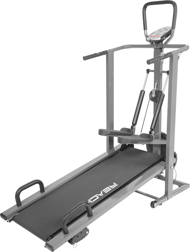 Reach T-100 Manual 4in 1 Running Machine With Twister Stepper Jogger  Treadmill