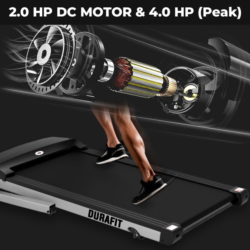 Durafit Spark HP DC Motorized Running Exercise Machine Price