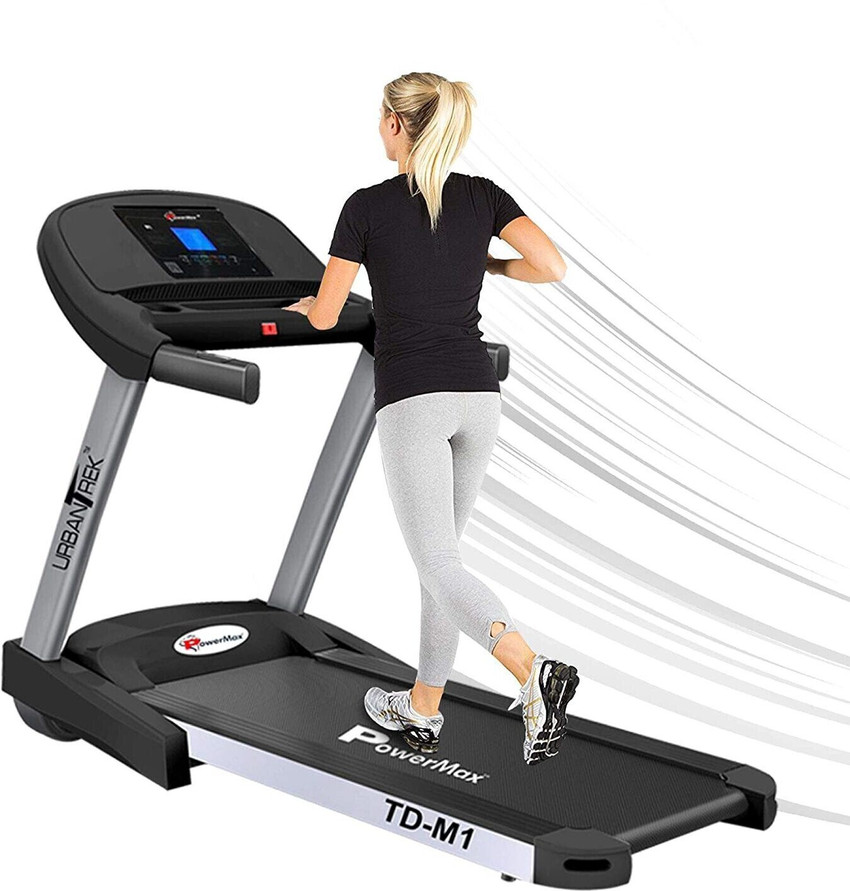 Powermax Fitness TD M1 4HP Peak SemiAuto Lubrication Android iOS App Multifunction Foldable Home Treadmill Buy Powermax Fitness TD M1 4HP Peak SemiAuto Lubrication Android iOS App Multifunction Foldab...