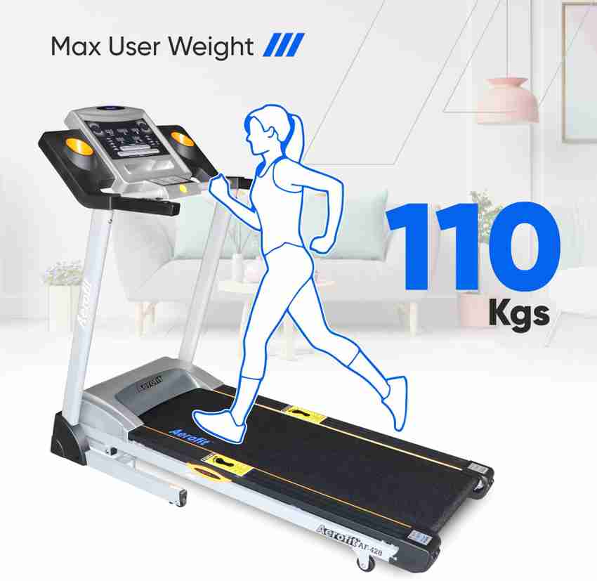 Buy Aerofit AF 428 Treadmill Online at Best Prices in India Sports Fitness Flipkart