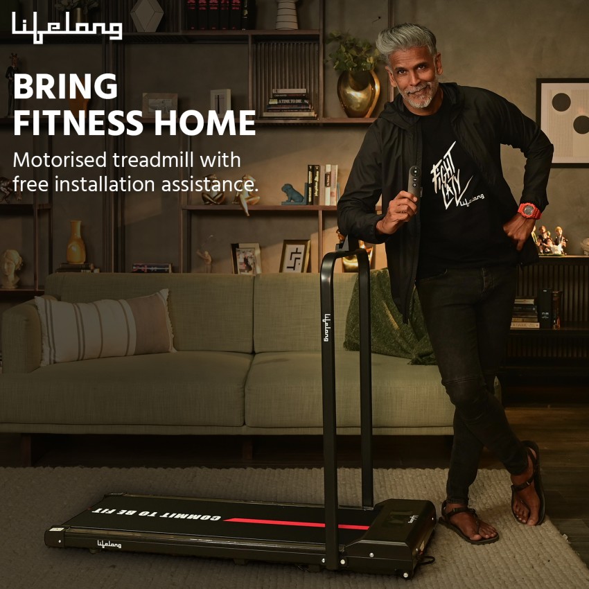 2HP Home User Treadmill, 110 kg at best price in Gulbarga