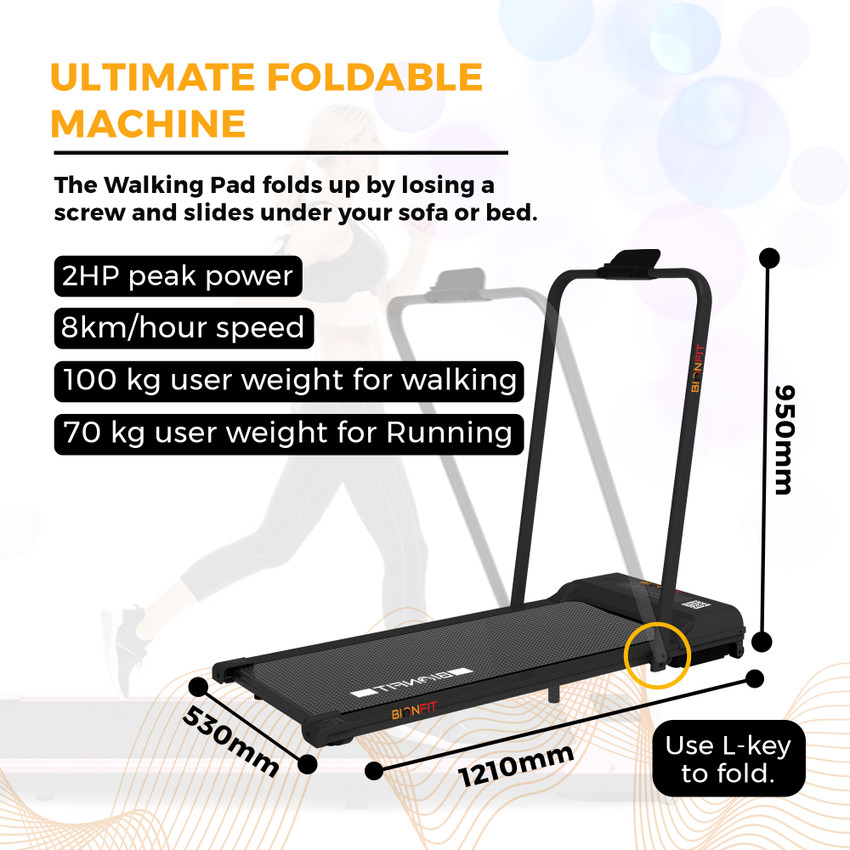 Foldable flat treadmill best sale