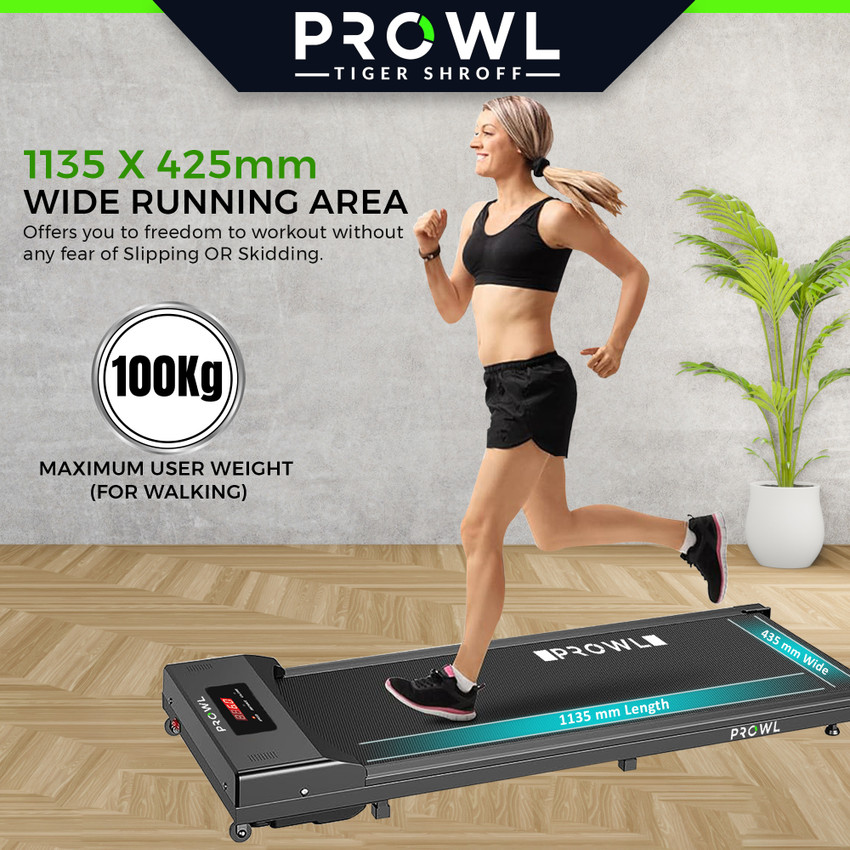 PROWL by TIGER SHROFF Treadmill for Home GYM 110 kg 2 HP Foldable Walking Machine Treadmill Buy PROWL by TIGER SHROFF Treadmill for Home GYM 110 kg 2 HP Foldable Walking