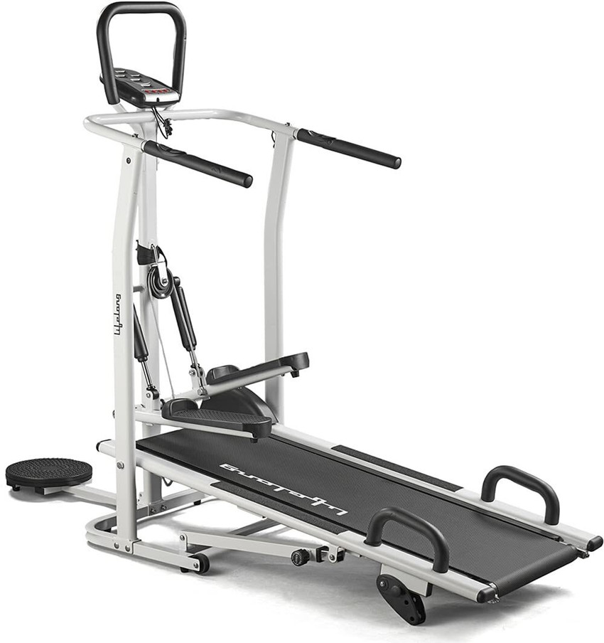 Lifelong LLTM144 Fit Pro 4 in 1 Multifunction Manual for Home use Treadmill Buy Lifelong LLTM144 Fit Pro 4 in 1 Multifunction Manual for Home use Treadmill Online at Best Prices