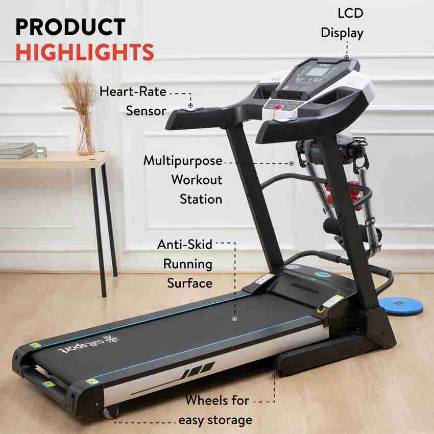 Buy FITKIT by Cultsport by cult FT200M 4.5HP Peak Max Weight 110Kg 12 Preset Program For Home Gym Treadmill Online at Best Prices in India Sports Fitness Flipkart