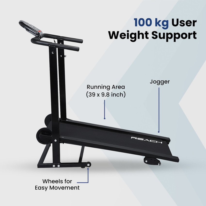 Treadmill with manual incline 2025