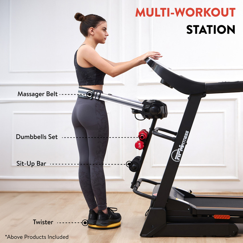 RPM Fitness by Cultsport by cult RPM5000 4.5HP Peak Motorized Max Weight 110Kg For Home Gym Workout Treadmill