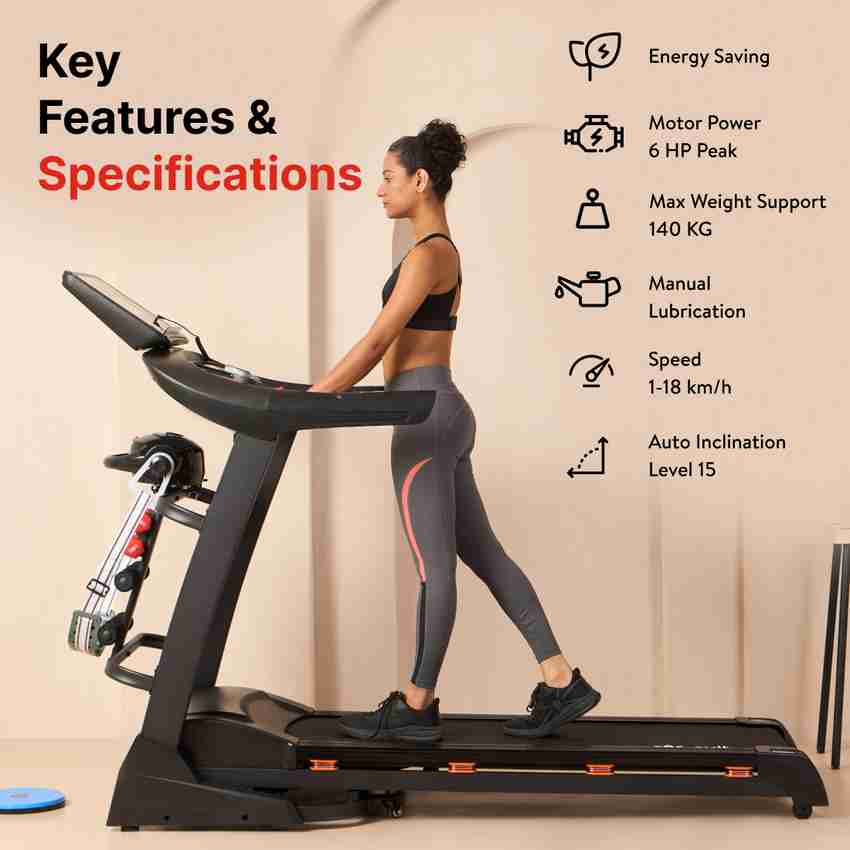 Cult M6 Nova 6HP Peak Max Weight 140kg with 15 Level Auto Incline For Home Gym Treadmill Buy Cult M6 Nova 6HP Peak Max Weight 140kg with 15 Level