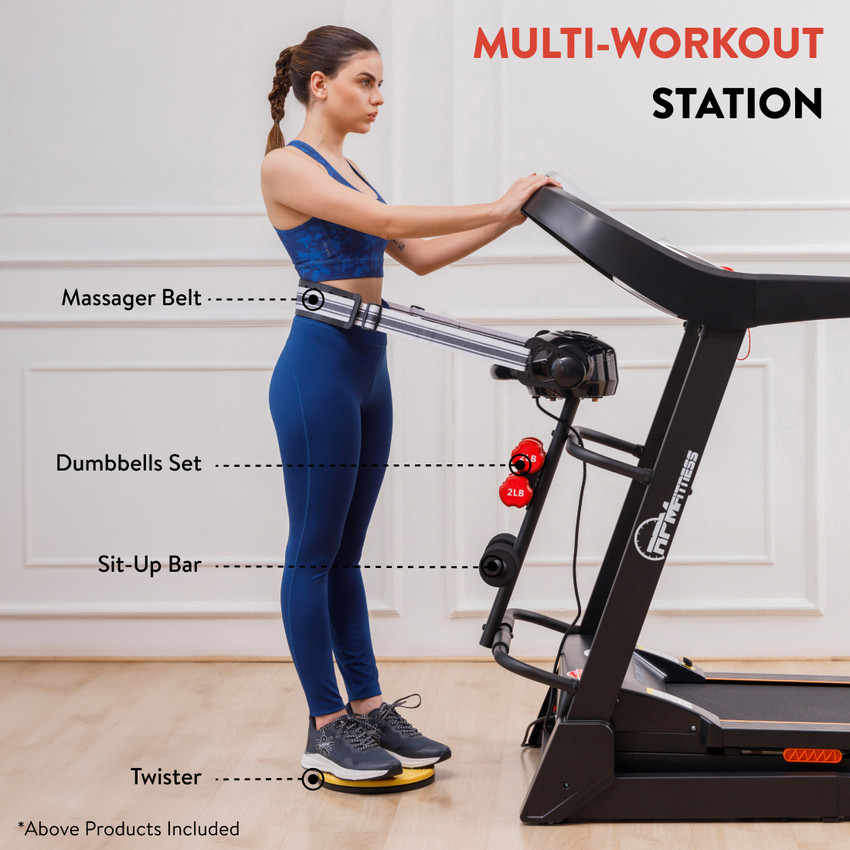 RPM Fitness by Cultsport by cult RPM3000 3.5HP Peak Motorized Max Weight 110Kg For Home Gym Workout Treadmill