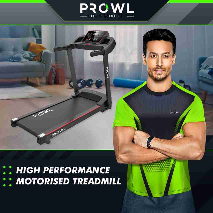 PROWL by TIGER SHROFF GT 400 Foldable Motorized Equipment for Home Gym Fitness Cardio Training Machine Treadmill Buy PROWL by TIGER SHROFF GT 400 Foldable Motorized Equipment for Home Gym Fitness Card...
