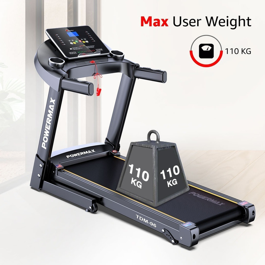 Powermax Fitness TDM 96 4HP Peak Motorized Foldable Running Machine for Home Manual Incline Treadmill Buy Powermax Fitness TDM 96 4HP Peak Motorized Foldable Running Machine for Home Manual Incline Tr...