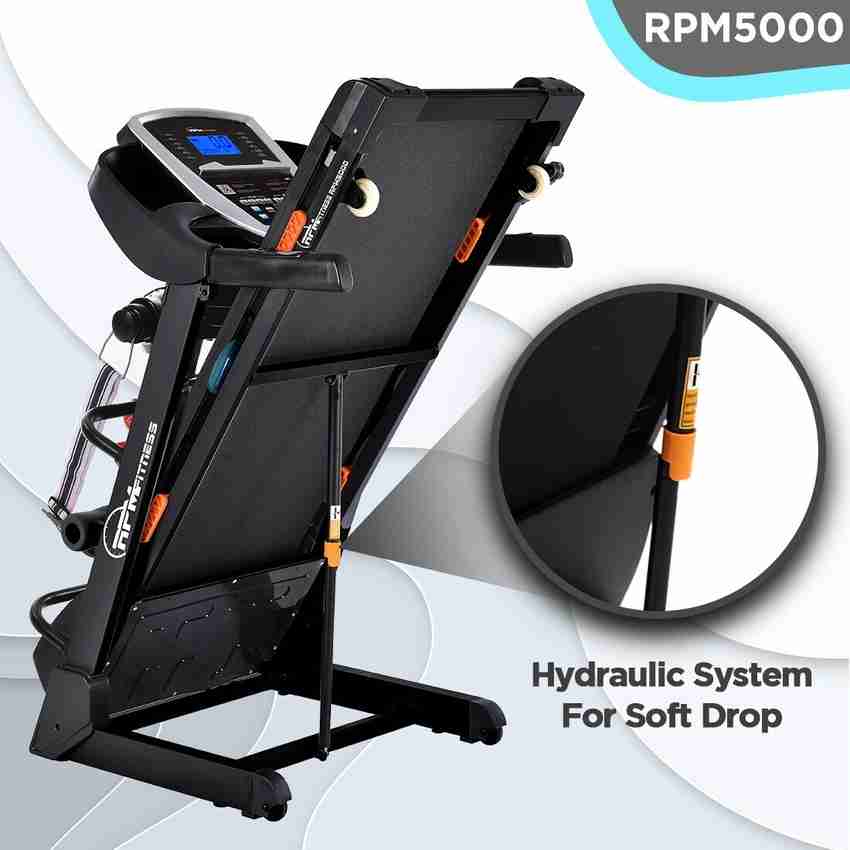 RPM Fitness by Cultsport by cult RPM5000 4.5HP Peak Motorized Max Weight 110Kg For Home Gym Workout Treadmill